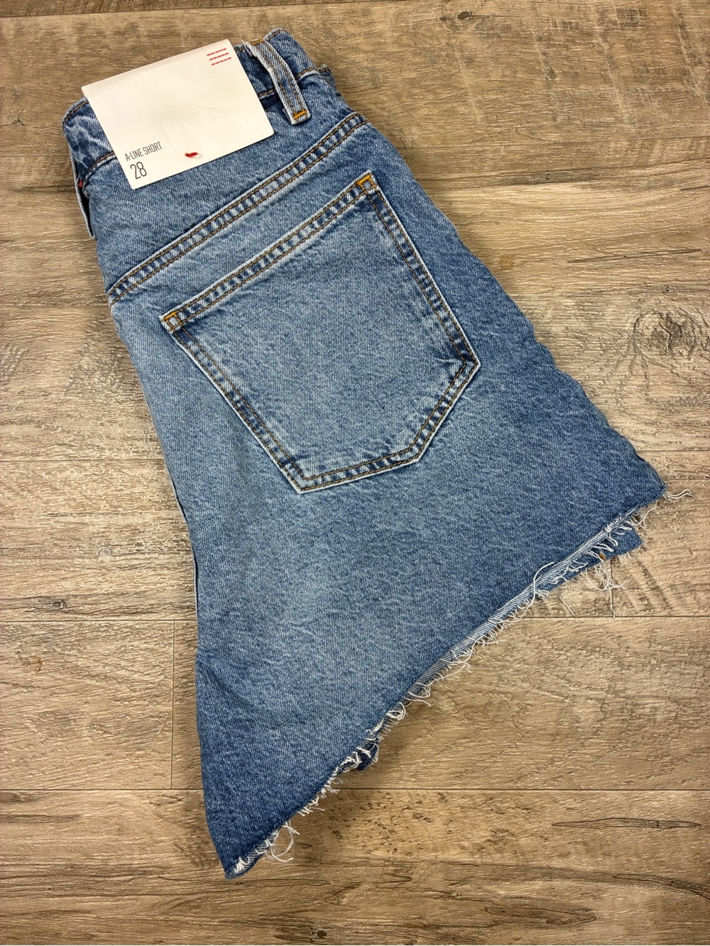 NWTs BDG High Waisted Demin A Line Shorts - Picture 1 of 11